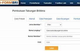 Cara Buka Rekening Bri Britama X Online